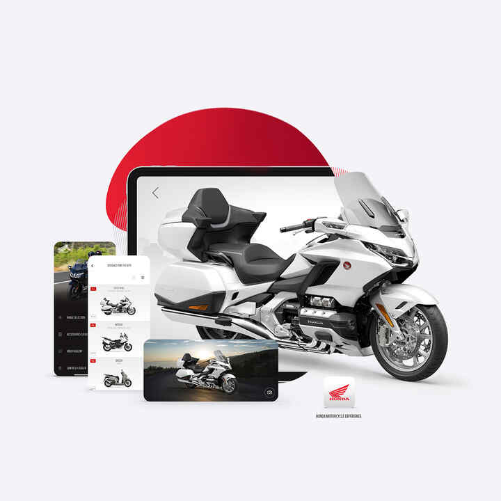 HONDA GL800 gold wing tour app view