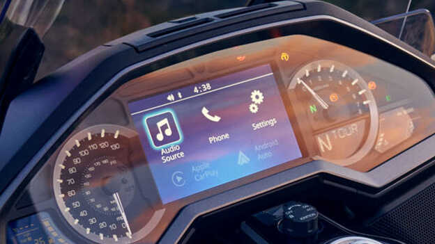 Honda GL1800 Gold Wing Tour, Rider Infotainment