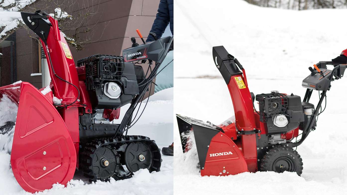 Series 9 snowthrower track or wheel option