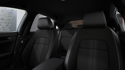 Synthetic Leather and Fabric Upholstery