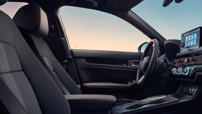 Leather Seats with Red Stitching