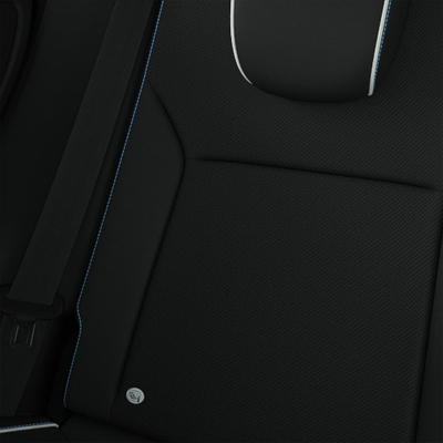 Black Synthetic Leather with grey roof