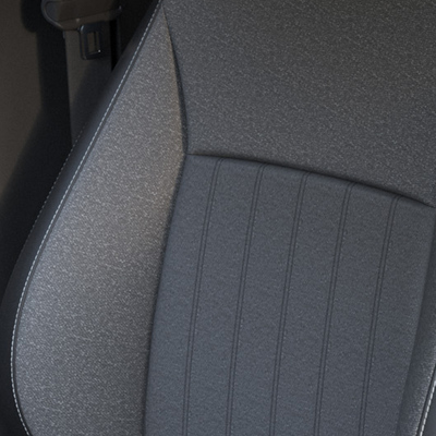 Half Synthetic Leather Black