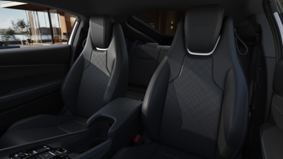 Black Leather (Rear Seats Fabric)