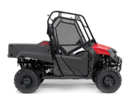 Side facing Honda Pioneer ATV.