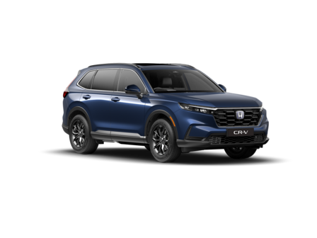 Honda CR-V Advance front 3/4 facing blue