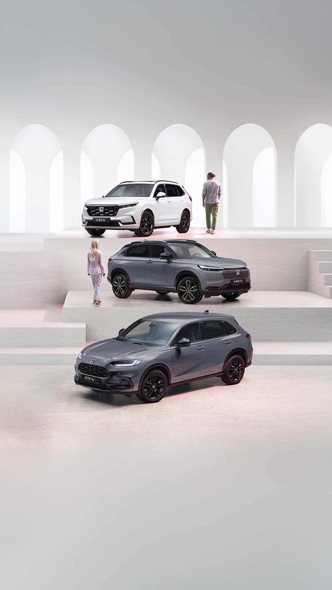 The Honda SUV range