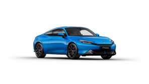 Honda Prelude Hybrid front facing three quarter