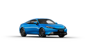 Honda Prelude Hybrid front facing three quarter