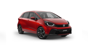 Honda Jazz Hybrid red