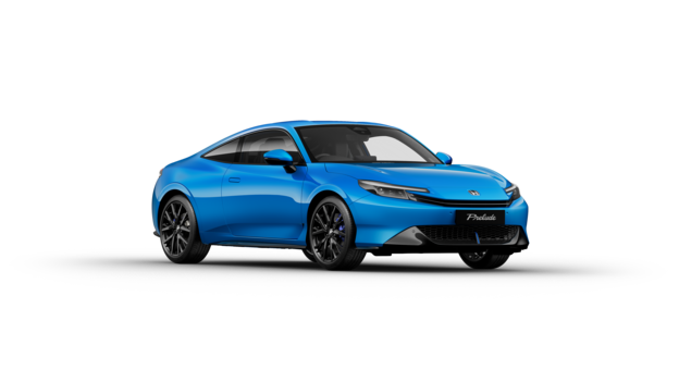Honda Prelude Hybrid front facing three quarter