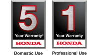 5 year domestic warranty and 1 year professional warranty