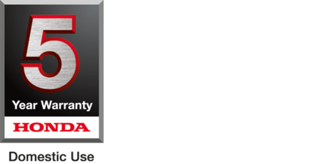 5 year domestic use warranty logo.