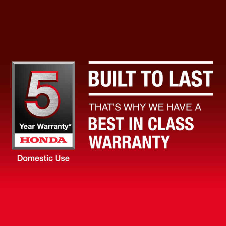 Honda five year warranty logo
