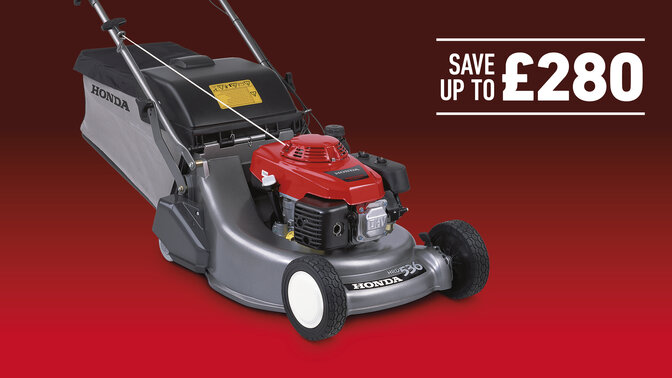 HRD lawnmower with save up to £280