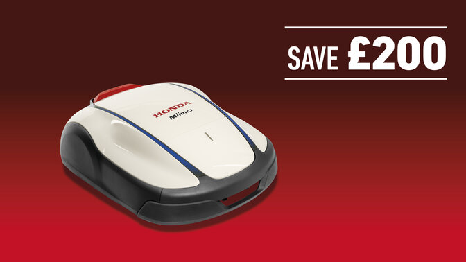 Miimo 2500 Live on a red and black gradient background with Save £200