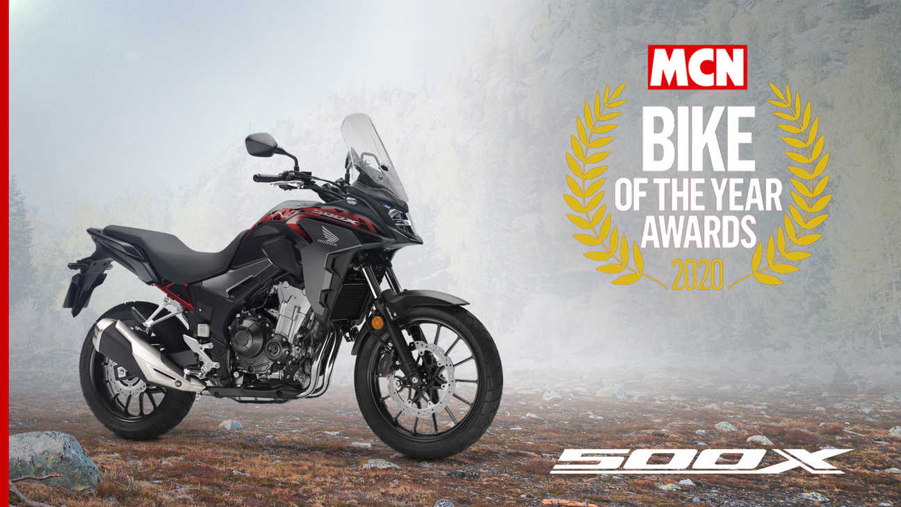 MCN Best bike of the year award - CB500X