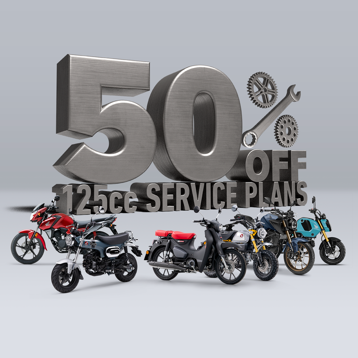 125cc Half Price Service Plan Honda UK Motorcycles