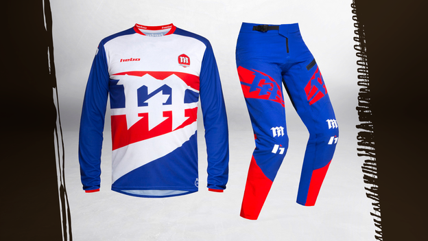 Montesa Blue Shirt and Pants