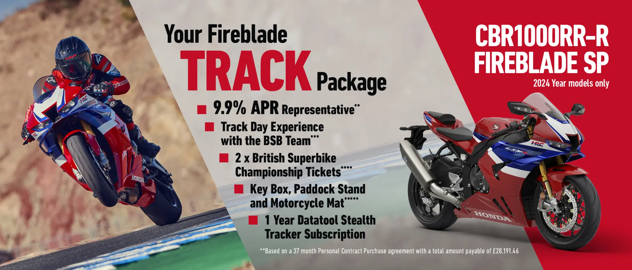 Honda motorbike finance deals sale