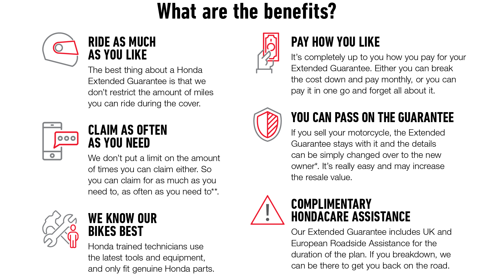 Used Motorcycles Guarantees Honda UK Motorcycles