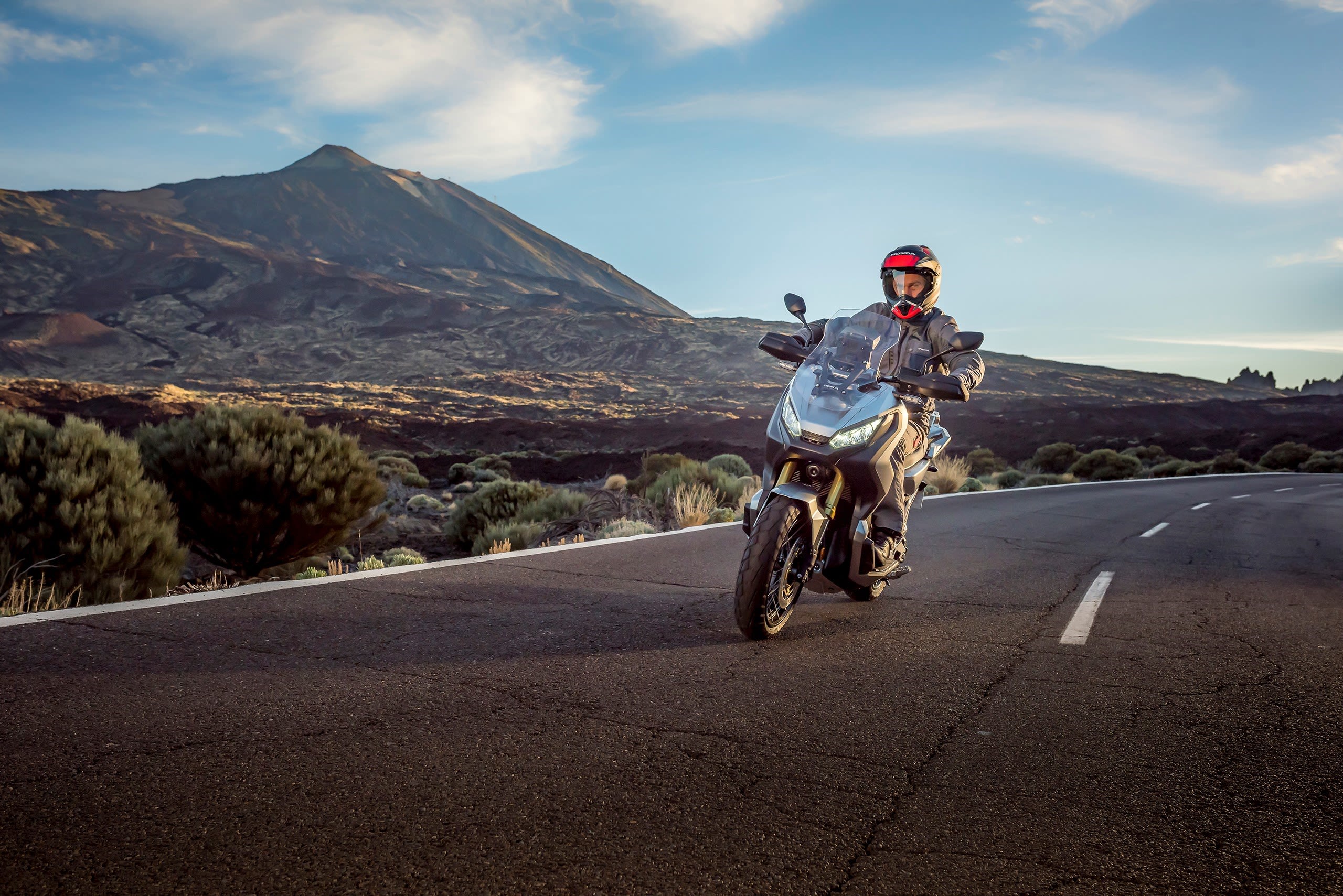 Man riding on motorcycle