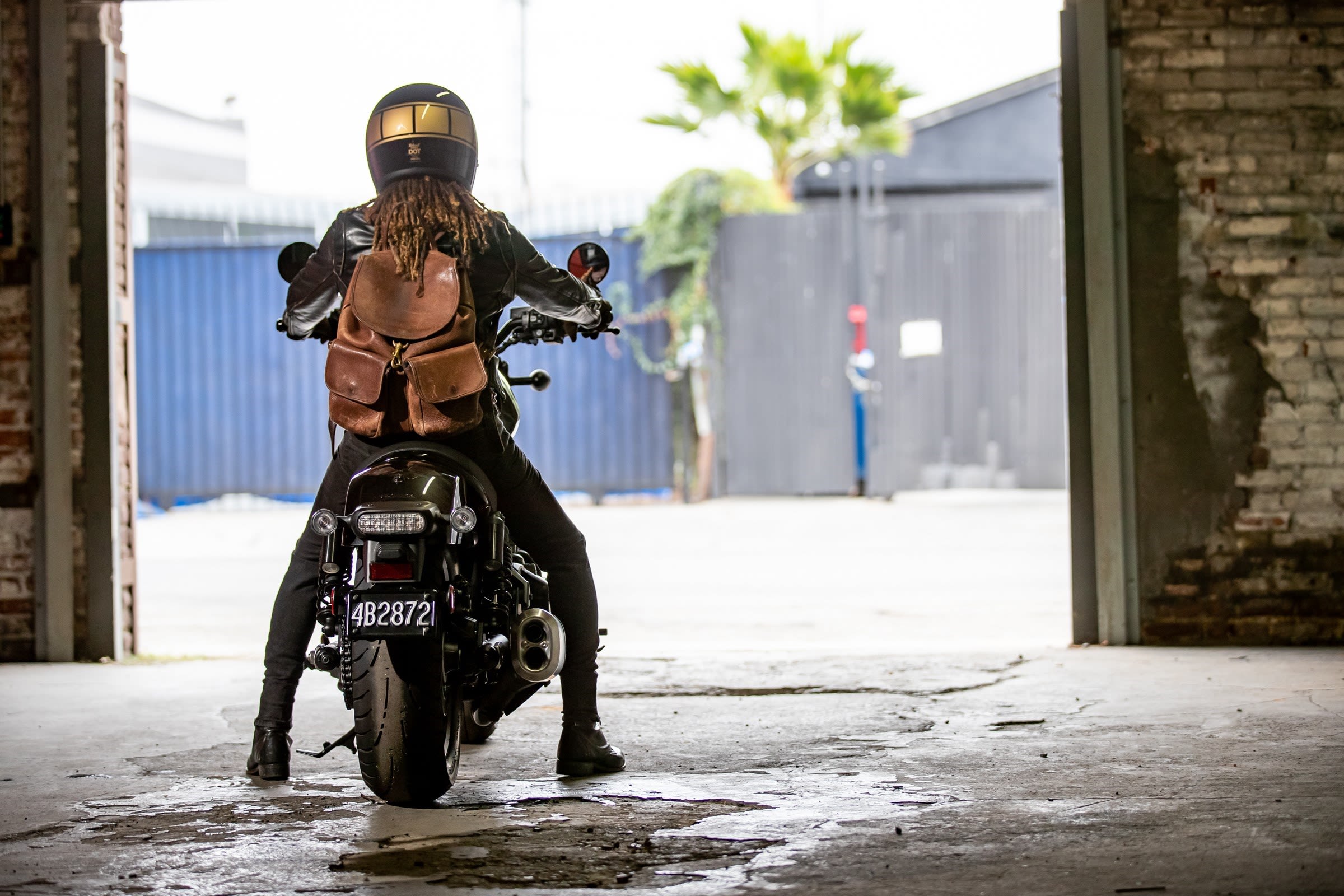 Rider ready to pull off