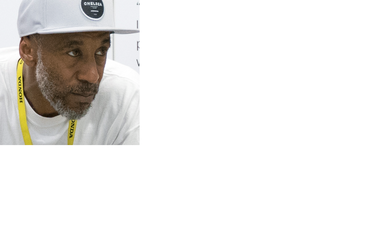 Danny John-Jules at Biker Down course