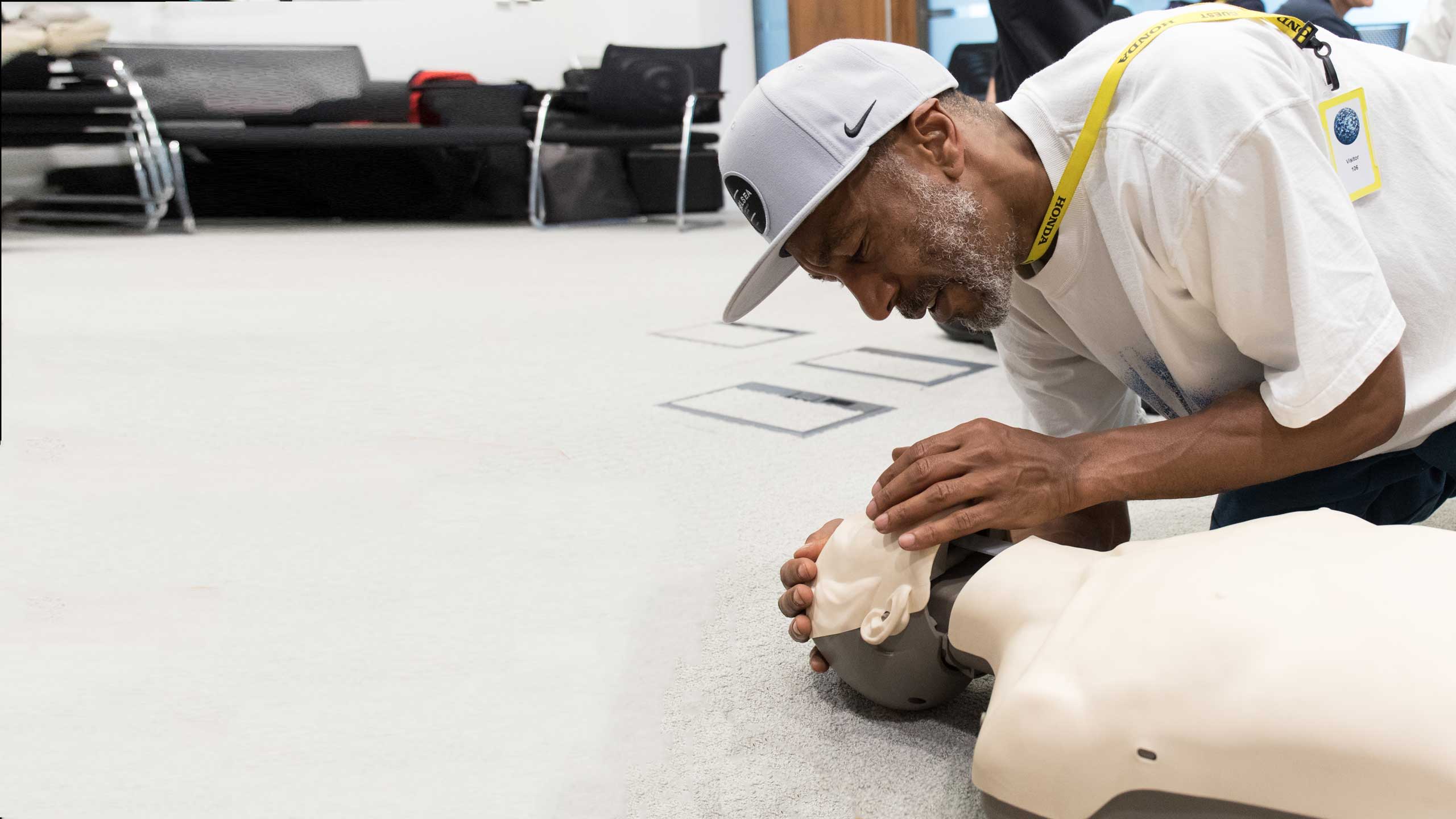 Danny John-Jules CPR at Biker Down