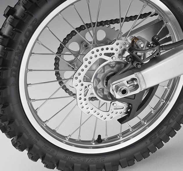 Motorbike disc brake detail