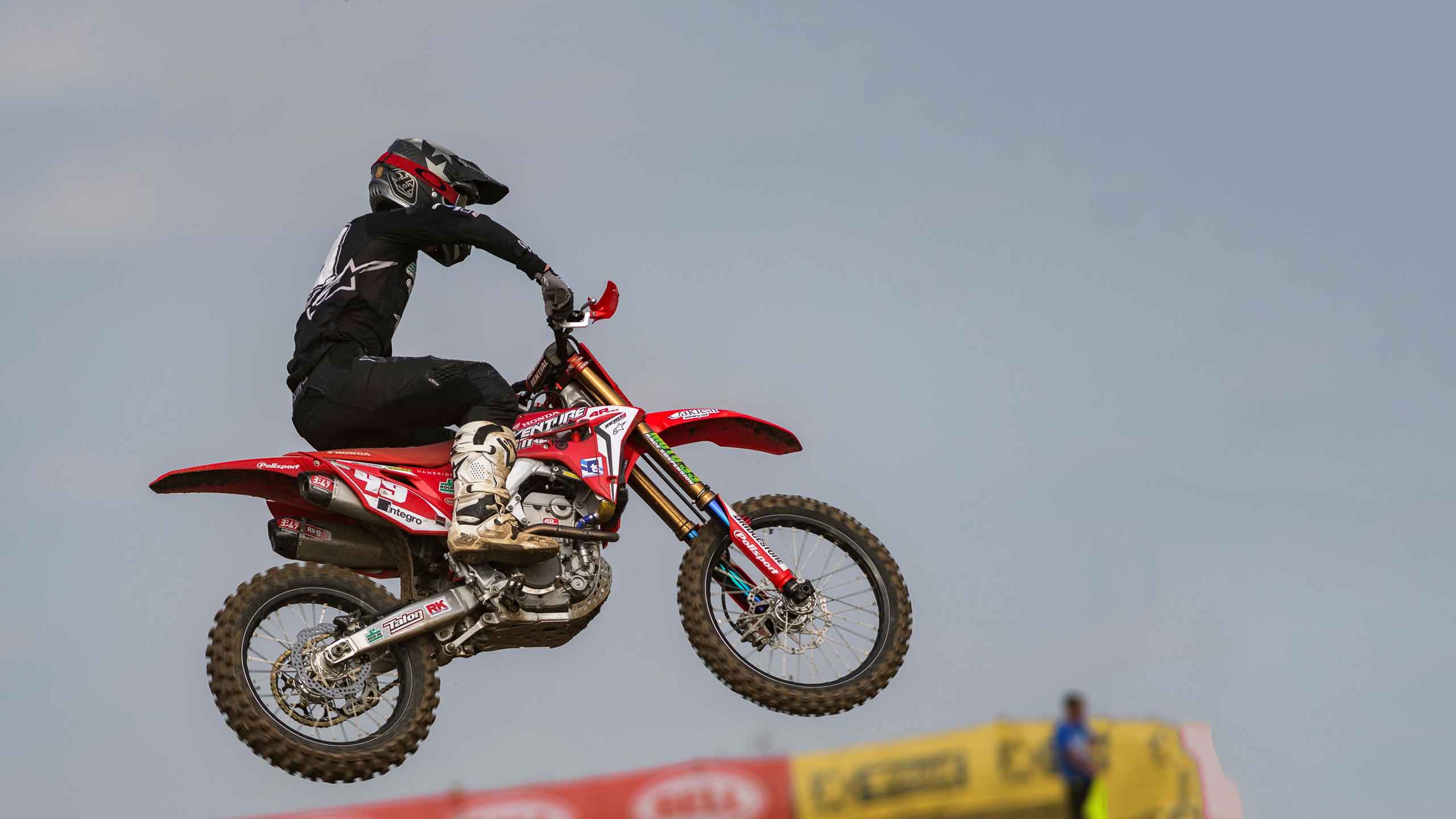 buildbase honda rider callum green on off road bike