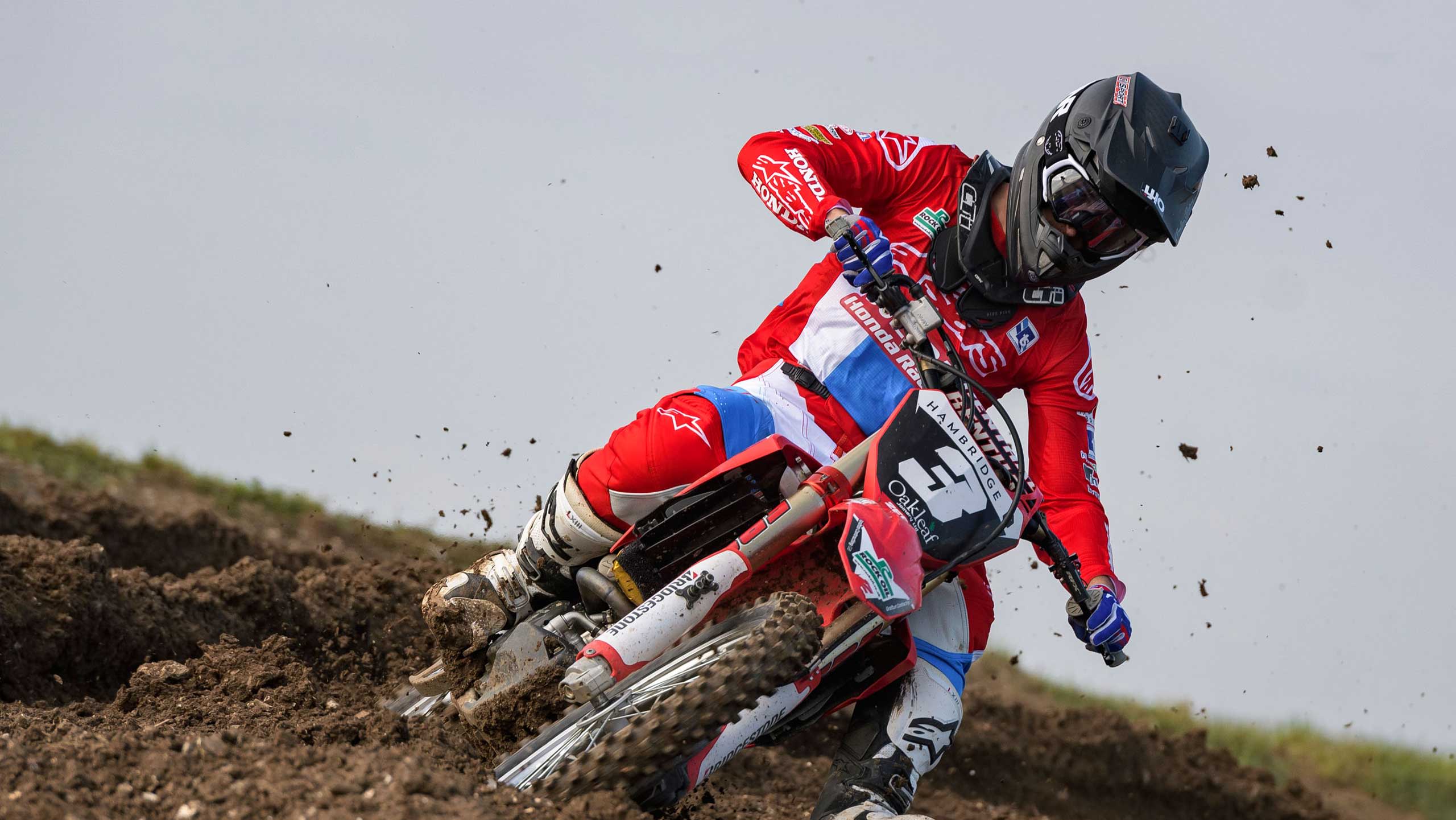 buildbase honda rider josh gilbert on off road mx bike