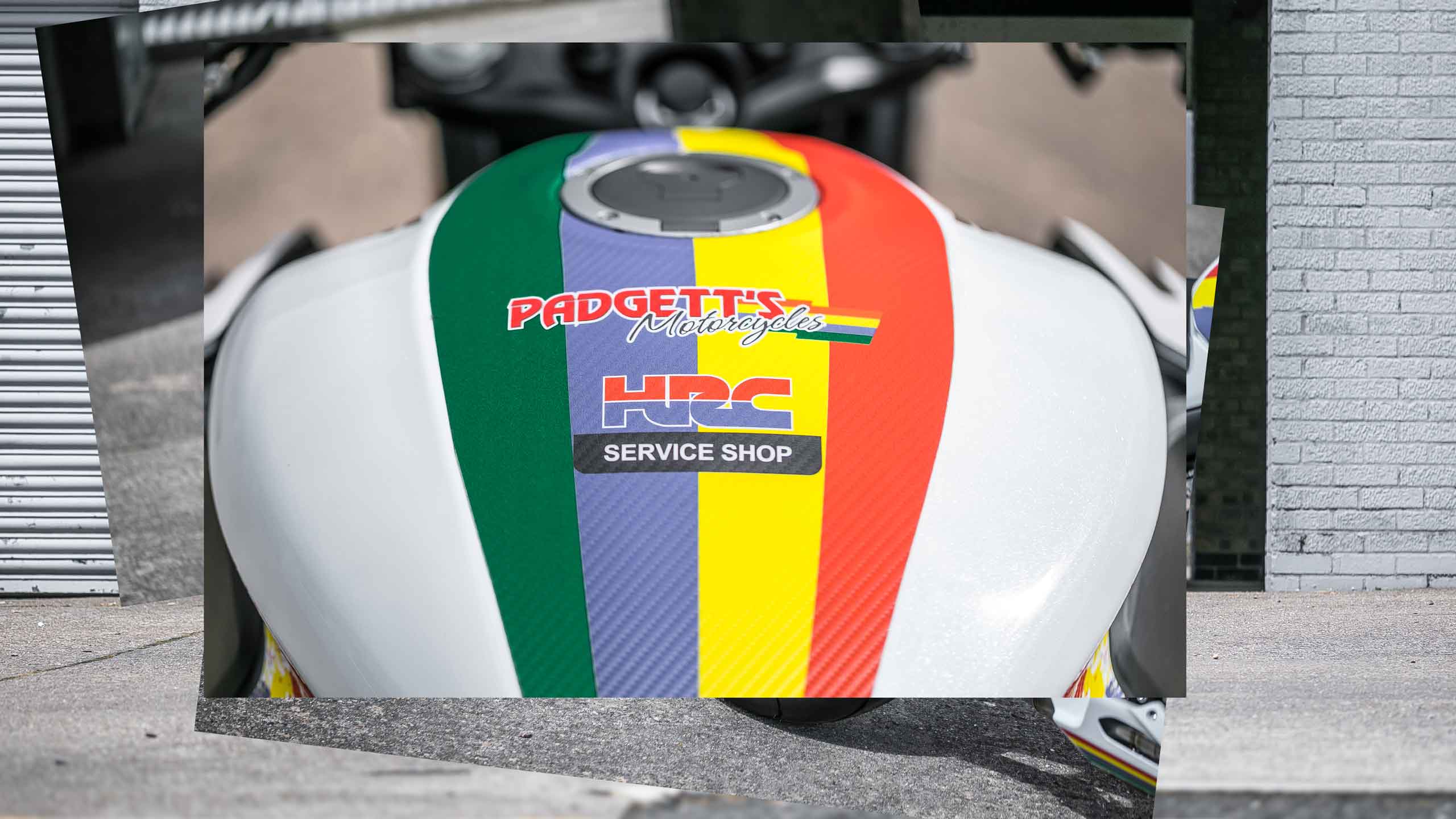Honda CB650F custom motorbike fuel tank