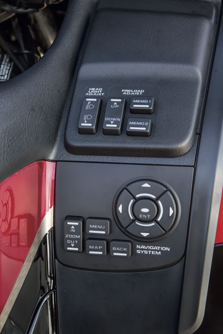 honda gold wing infotainment controls honda engine room
