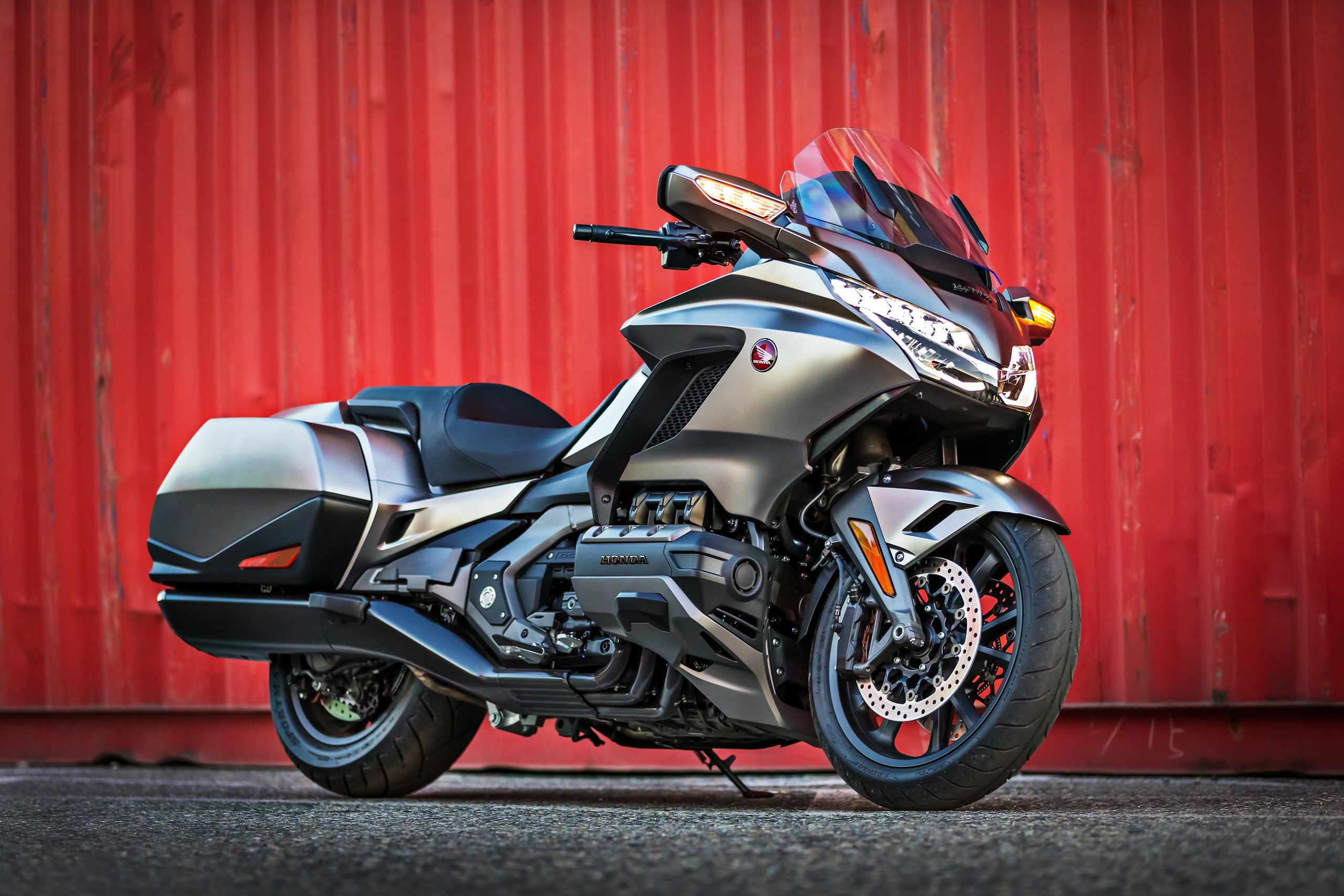 honda gold wing silver honda engine room
