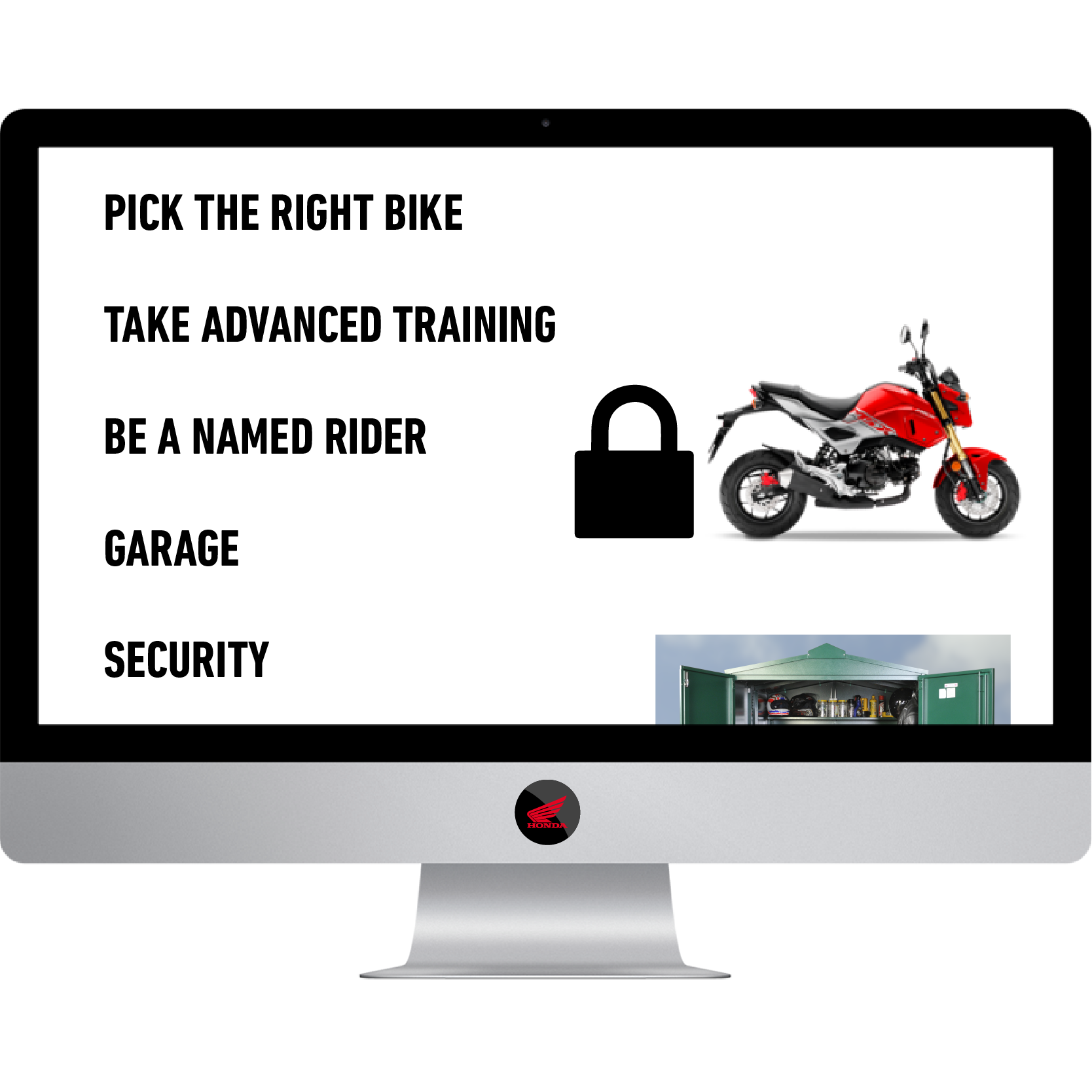 security honda msx125