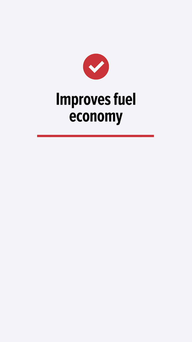 improves fuel economy