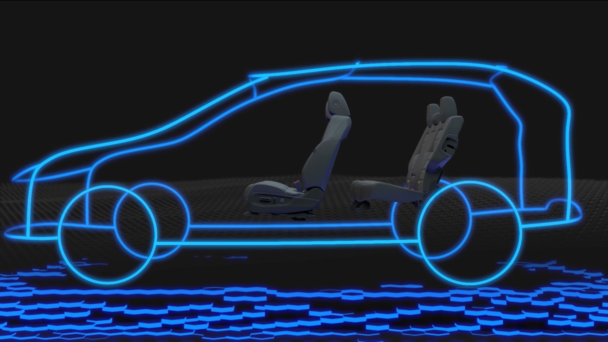 honda cr-v hybrid suv wire frame schematic interior