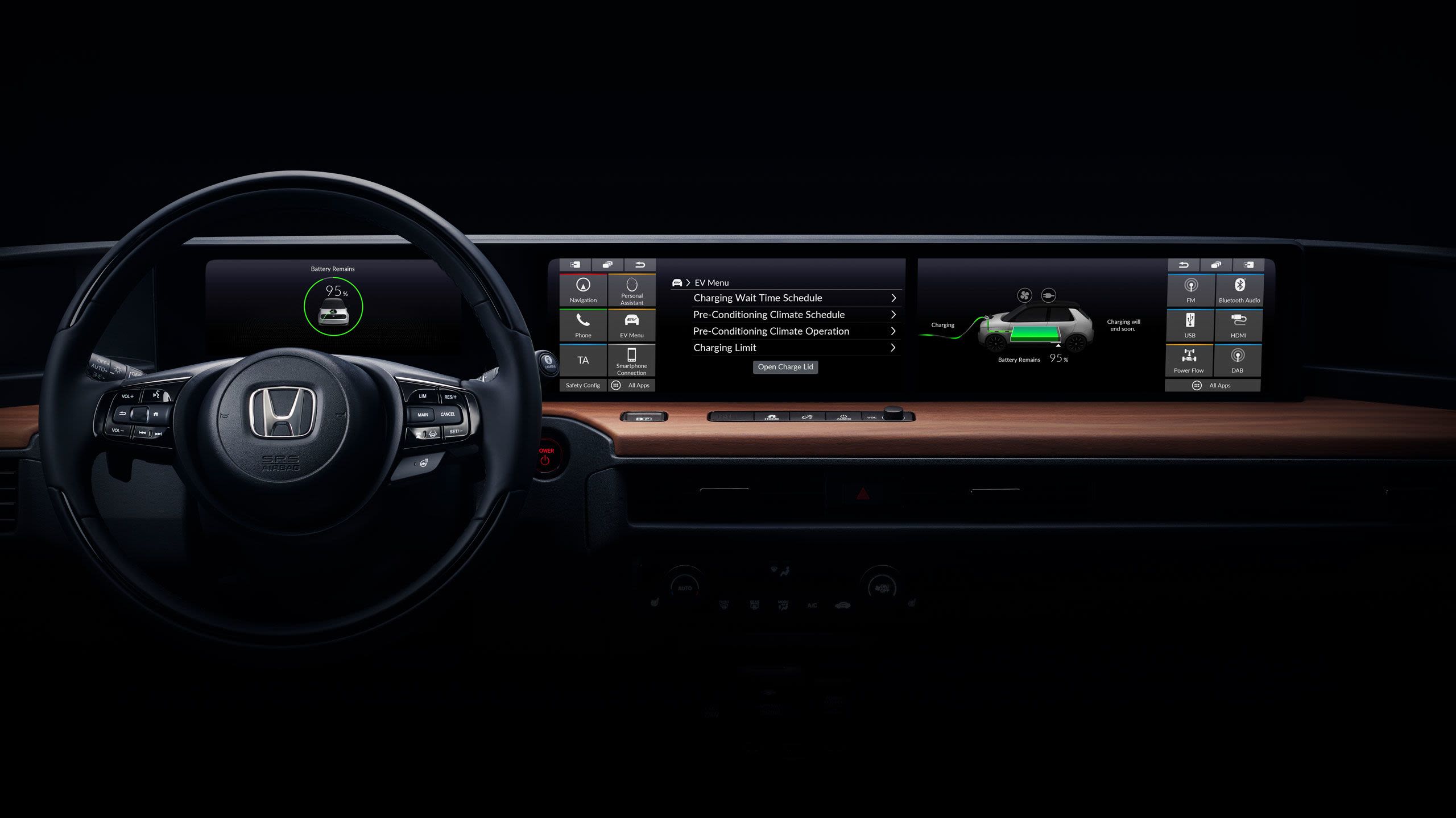 honda urban ev prototype dashboard