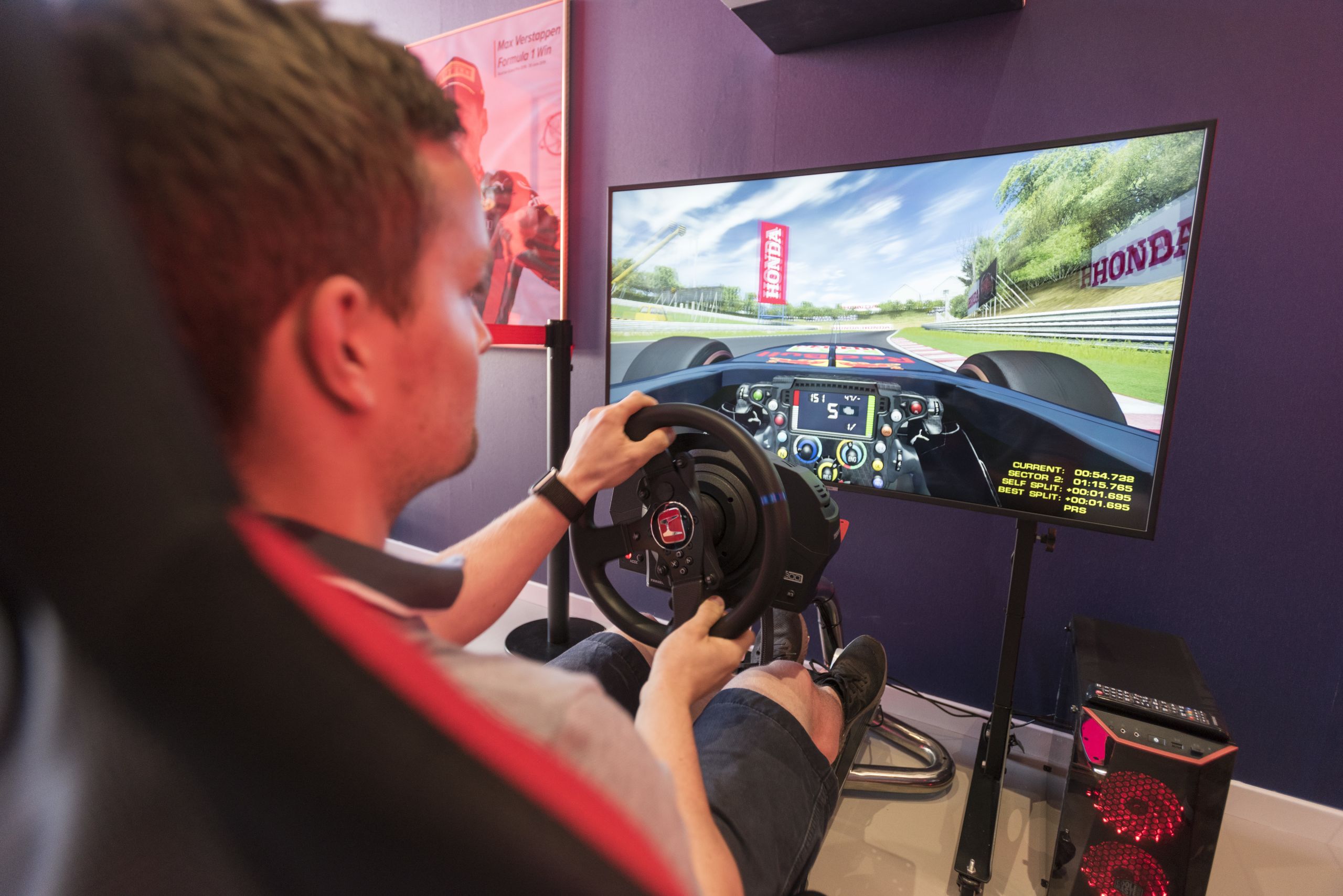 club ev gaming hub goodwood 2019 honda engine room