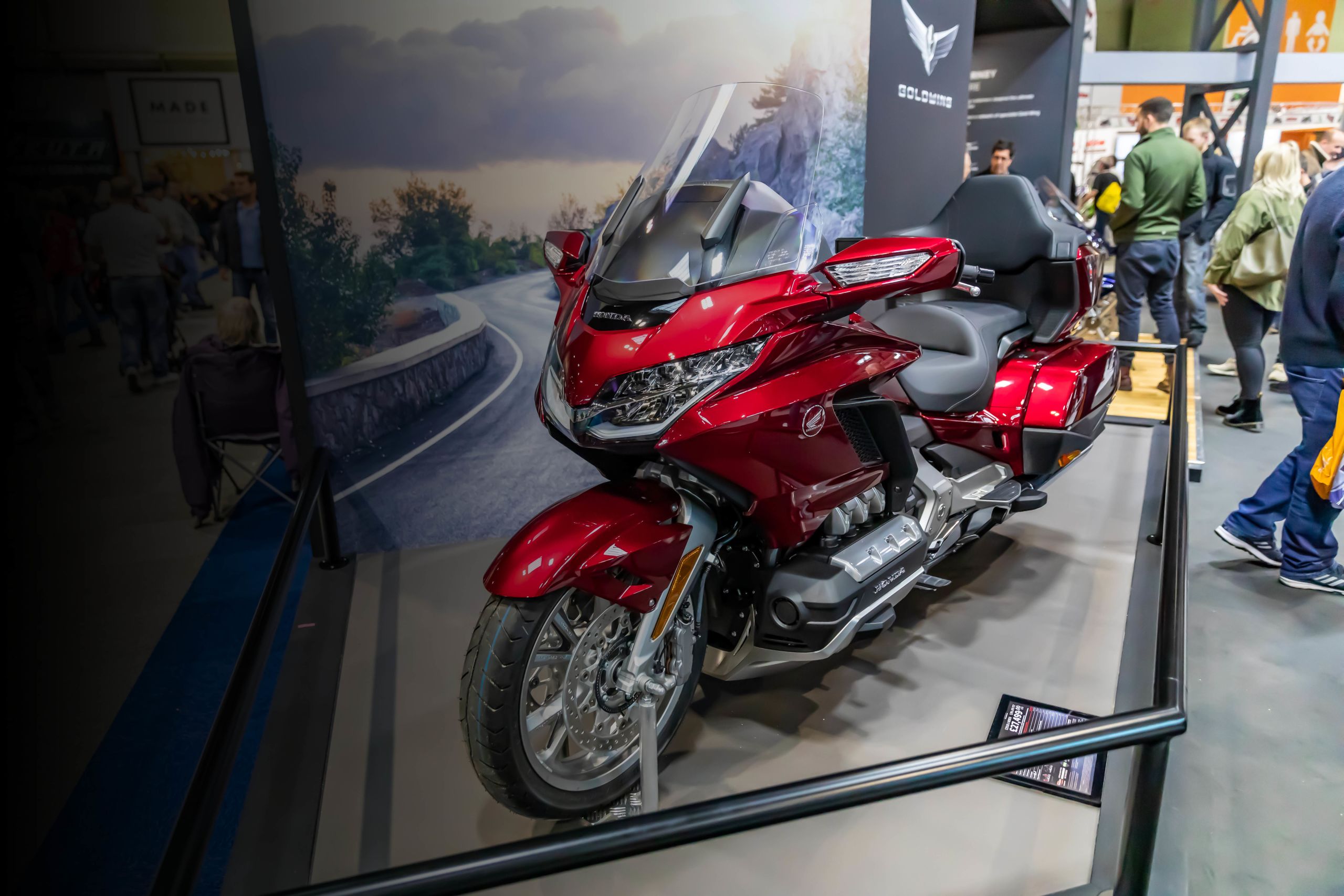 Honda Gold Wing stand at Motorcycle Live 2019 at Birmingham NEC
