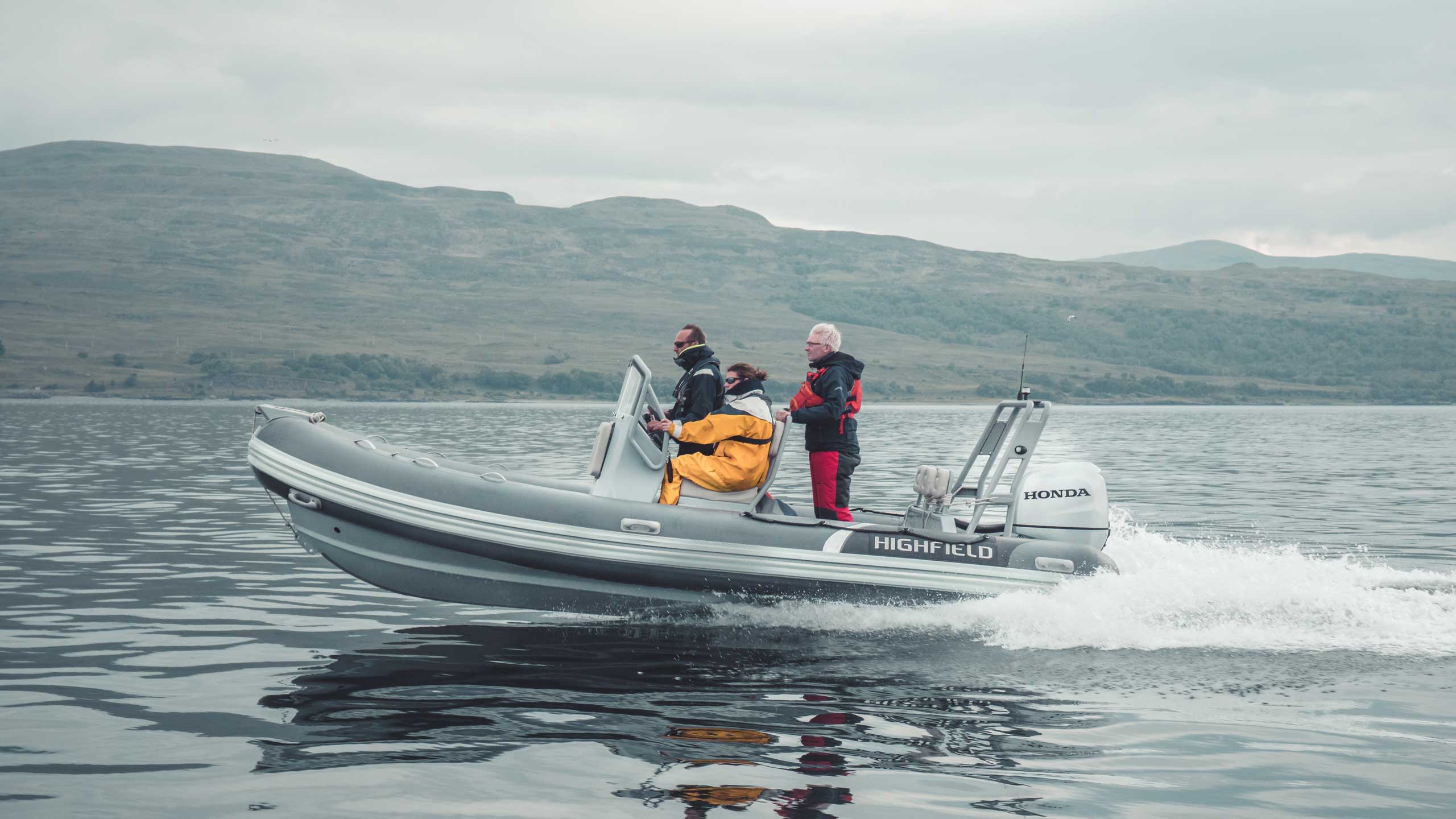 HIGHFIELD PATROL 660 RIBS with Honda Marine engine