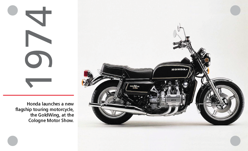 1974 flagship goldwing motorcycle cologne motor show