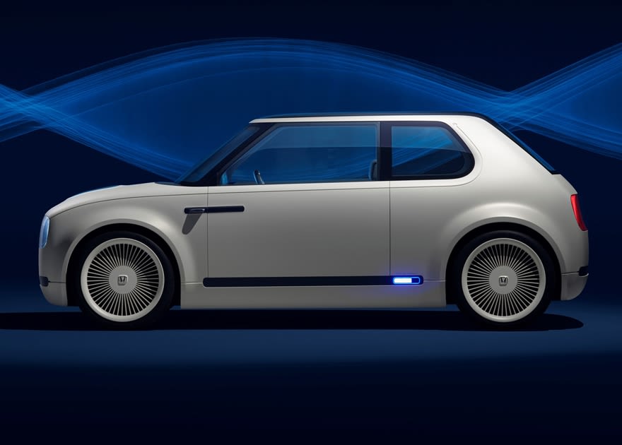 Honda urban EV concept side view